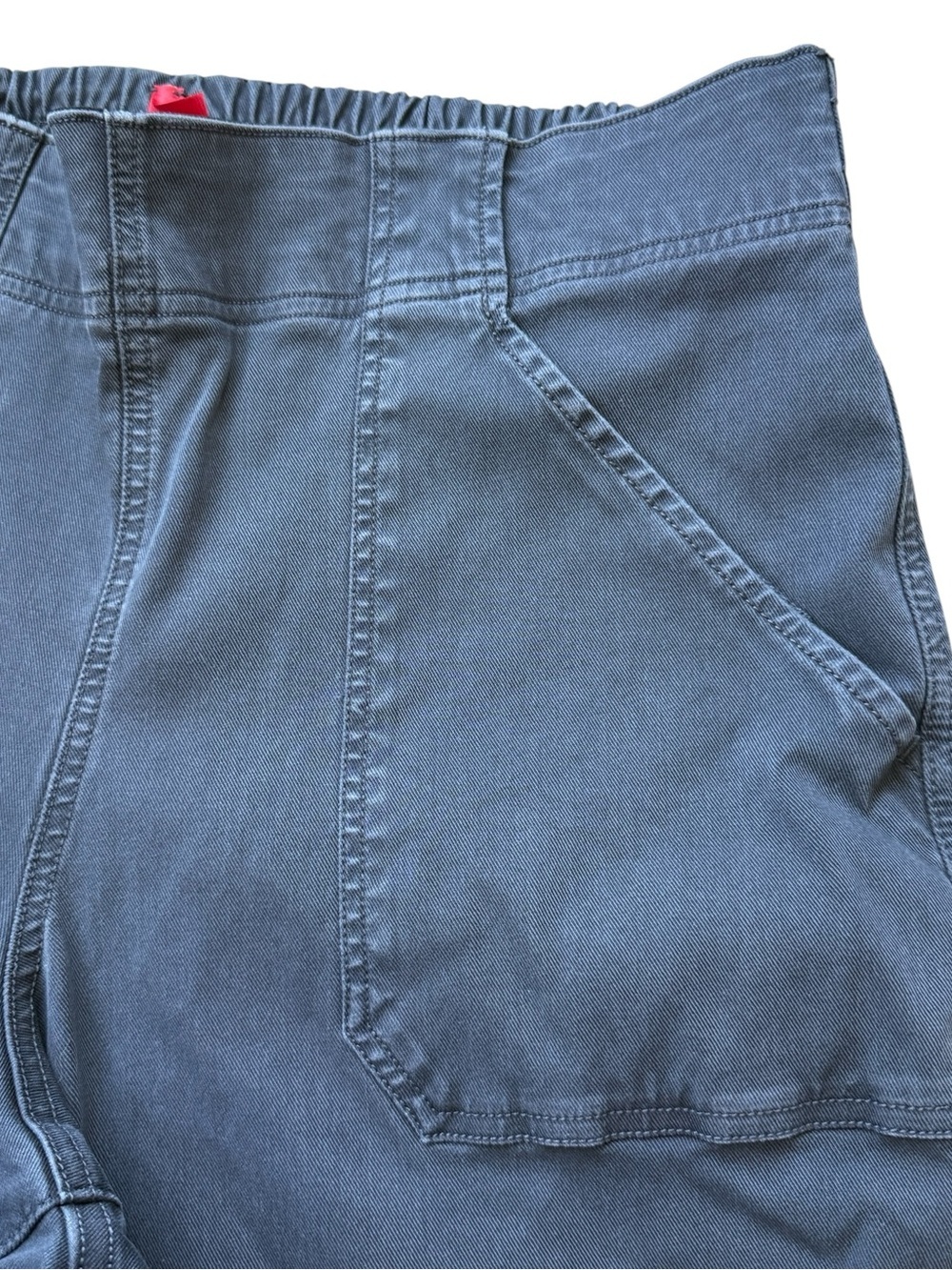 SPANX Plus Size Stretch Twill Utility Jogger Pants Gray Tapered Cargo 1X Travel - Picture 8 of 16